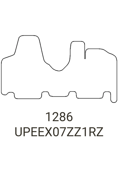 Peugeot Expert 2007-2016 Tailored Front Rubber Mat