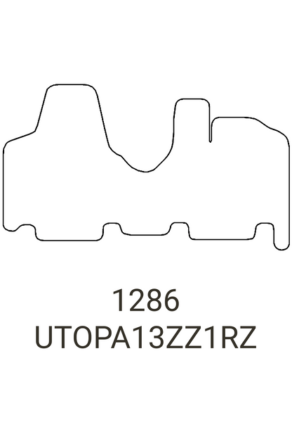 Toyota Proace 2013-2016 Tailored Front Rubber Mat