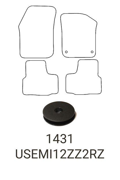 SEAT Mii 2012+ Tailored Rubber Mats