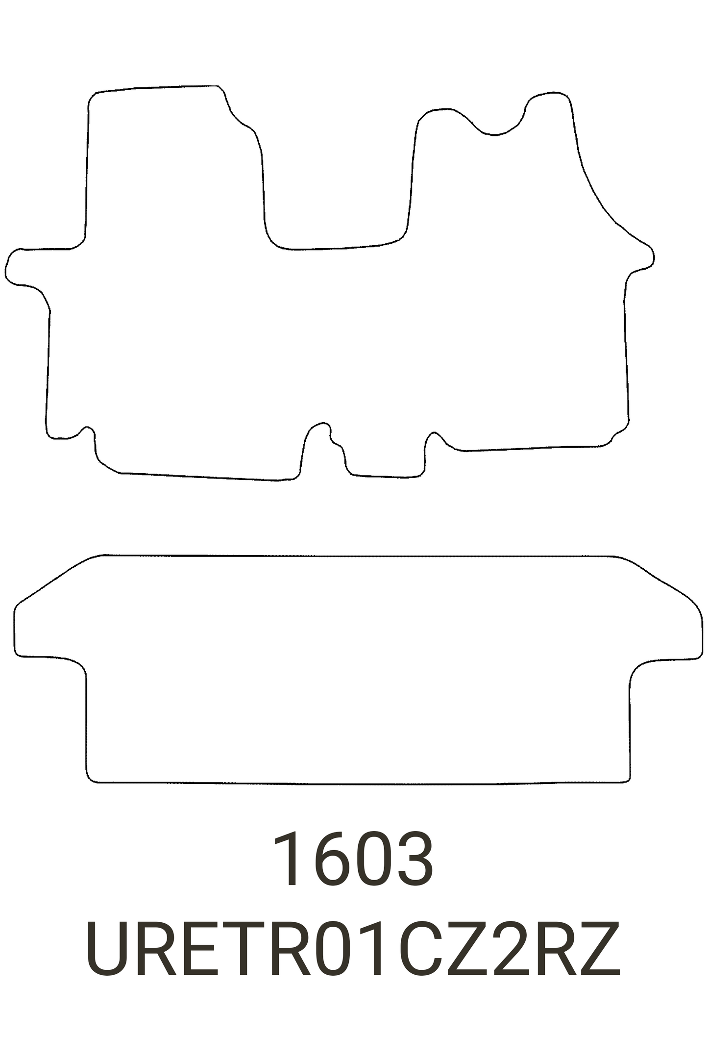 Renault Trafic Crew Cab 2001-2014 Tailored Rubber Mats