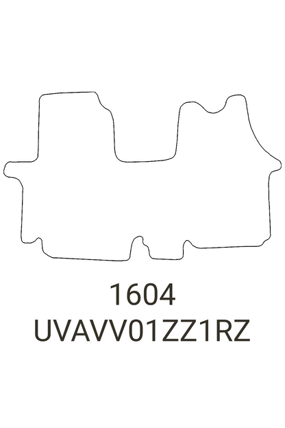 Vauxhall Vivaro 2001-2014 Tailored Front Rubber Mat