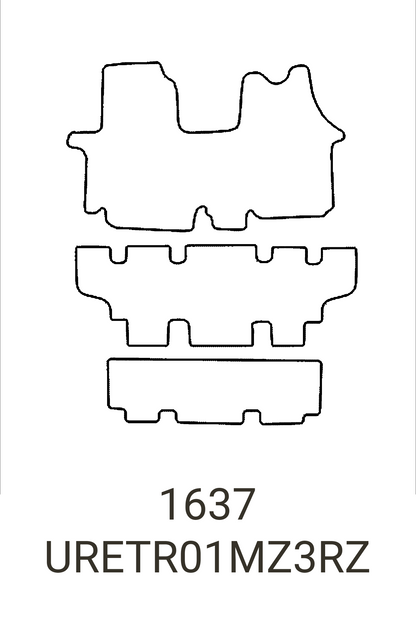 Renault Trafic Passenger 2001-2014 Tailored Rubber Mats
