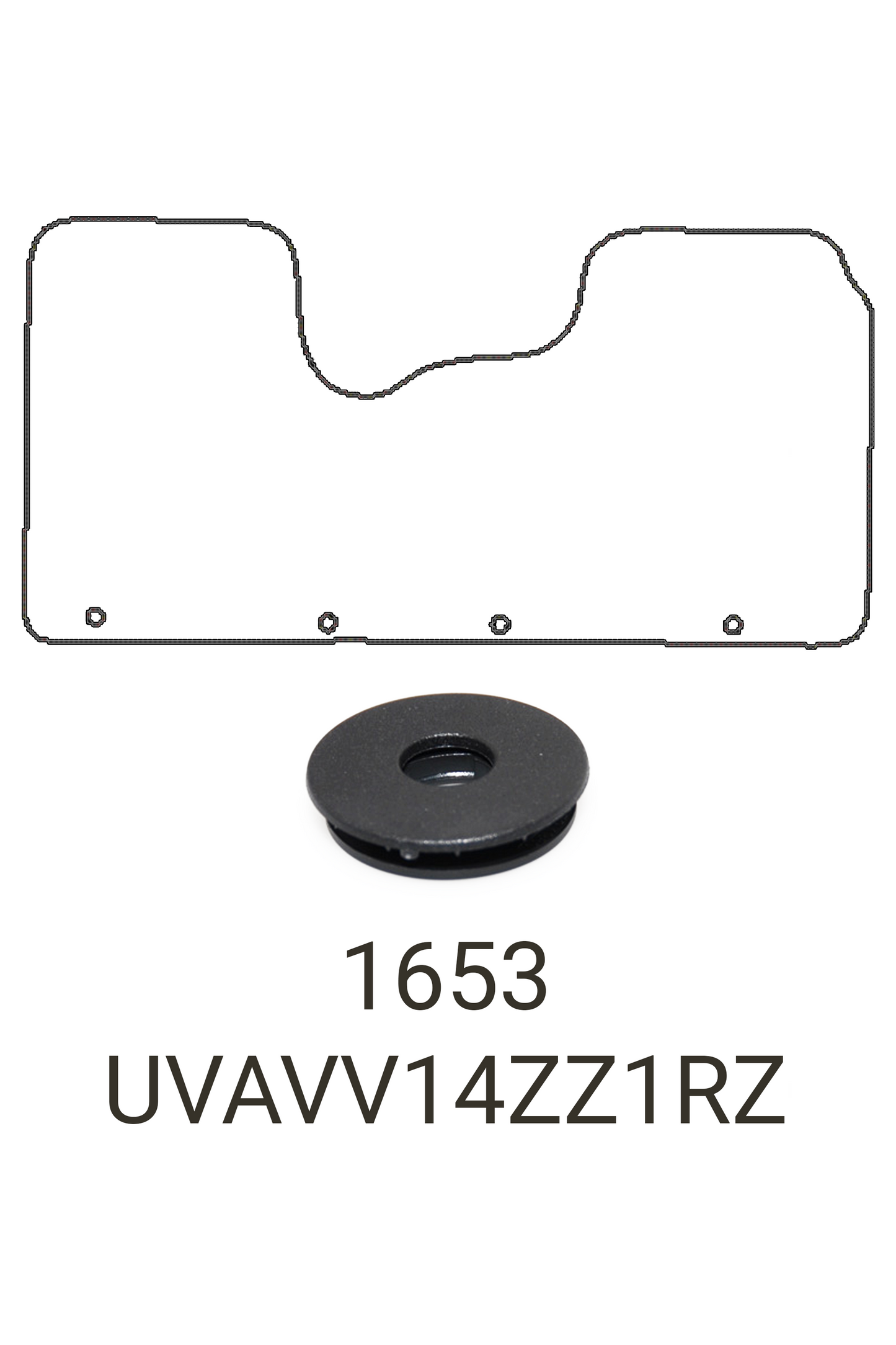 Vauxhall Vivaro 2014-2019 Tailored Front Rubber Mat