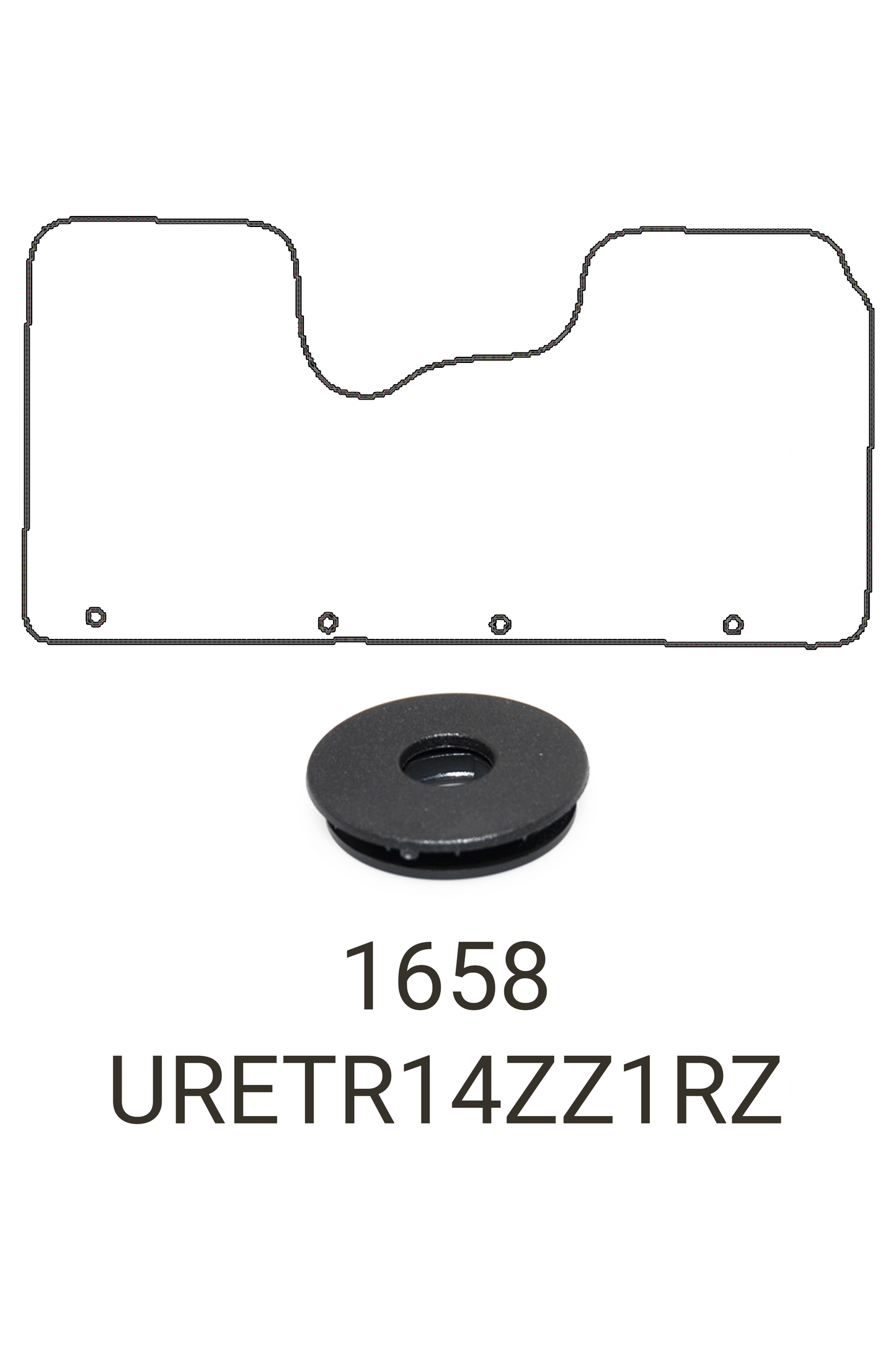 Renault Trafic 2014+ Tailored Front Rubber Mat