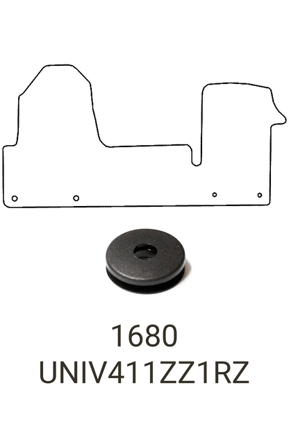 Nissan Interstar 2022+ Tailored Front Rubber Mat