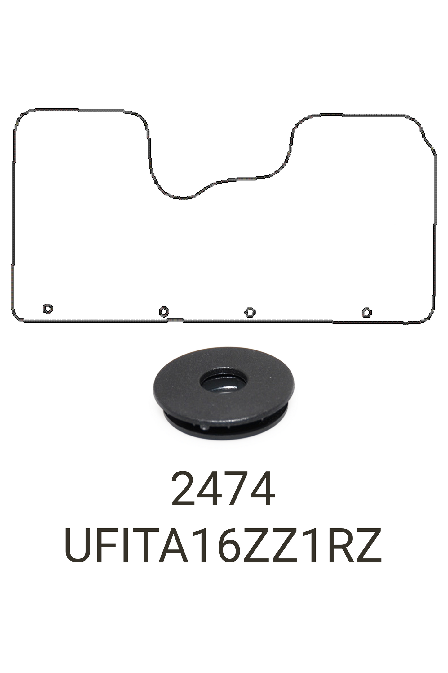 Fiat Talento 2016+ Tailored Front Rubber Mat