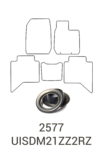 Isuzu D-Max 2021+ Tailored Front & Rear Rubber Mats