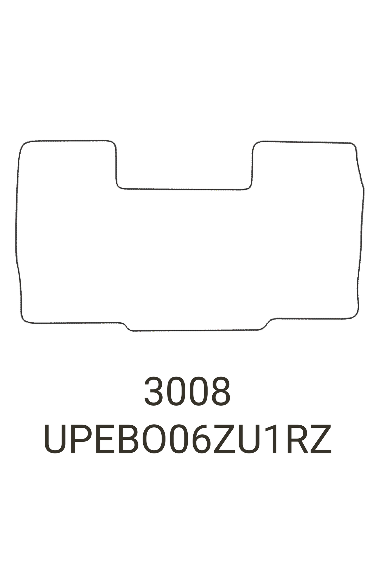 Peugeot Boxer 2006-2022 Tailored Front Rubber Mat