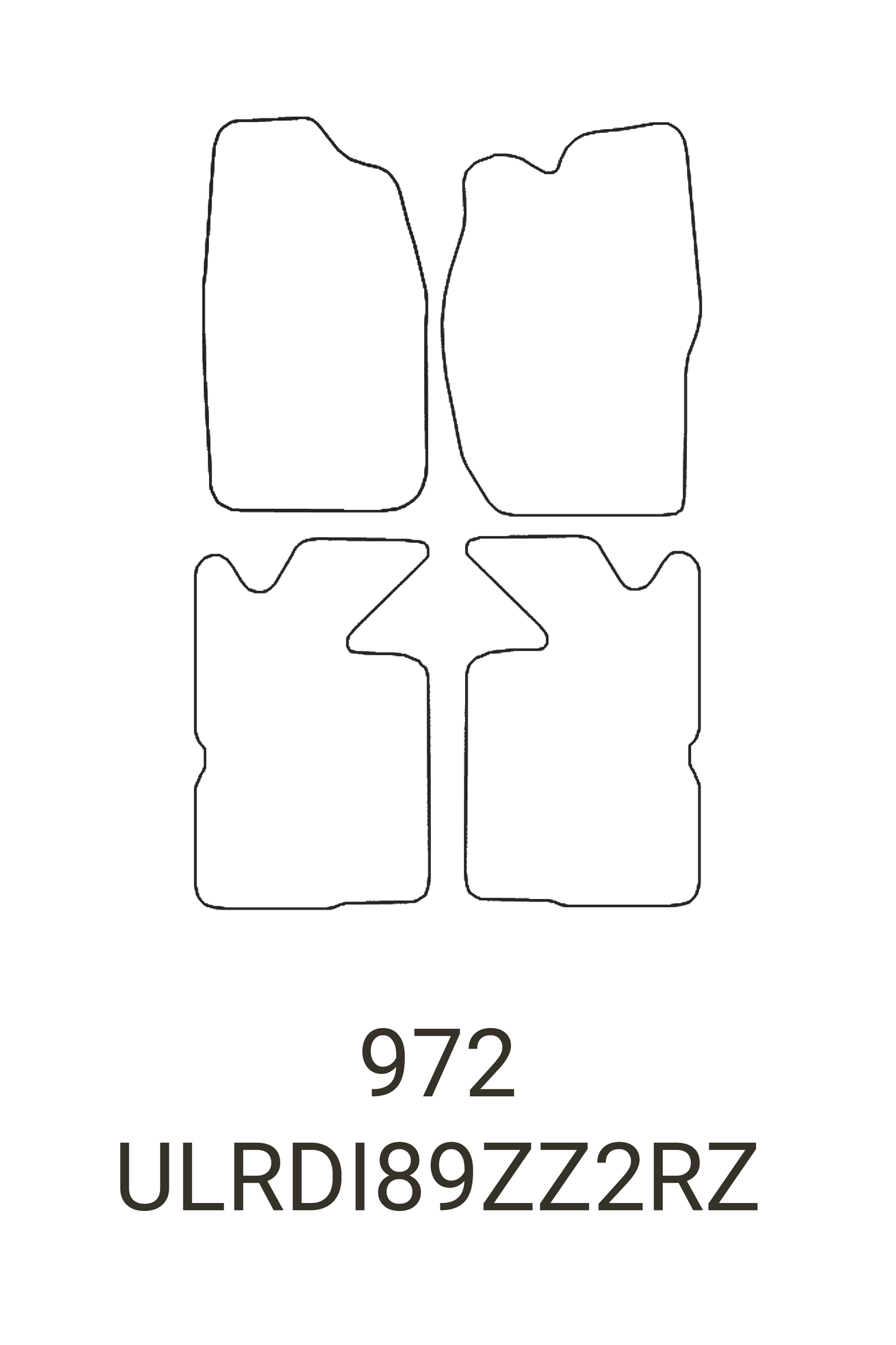 Land Rover Discovery Series 1 Tailored Rubber Mats