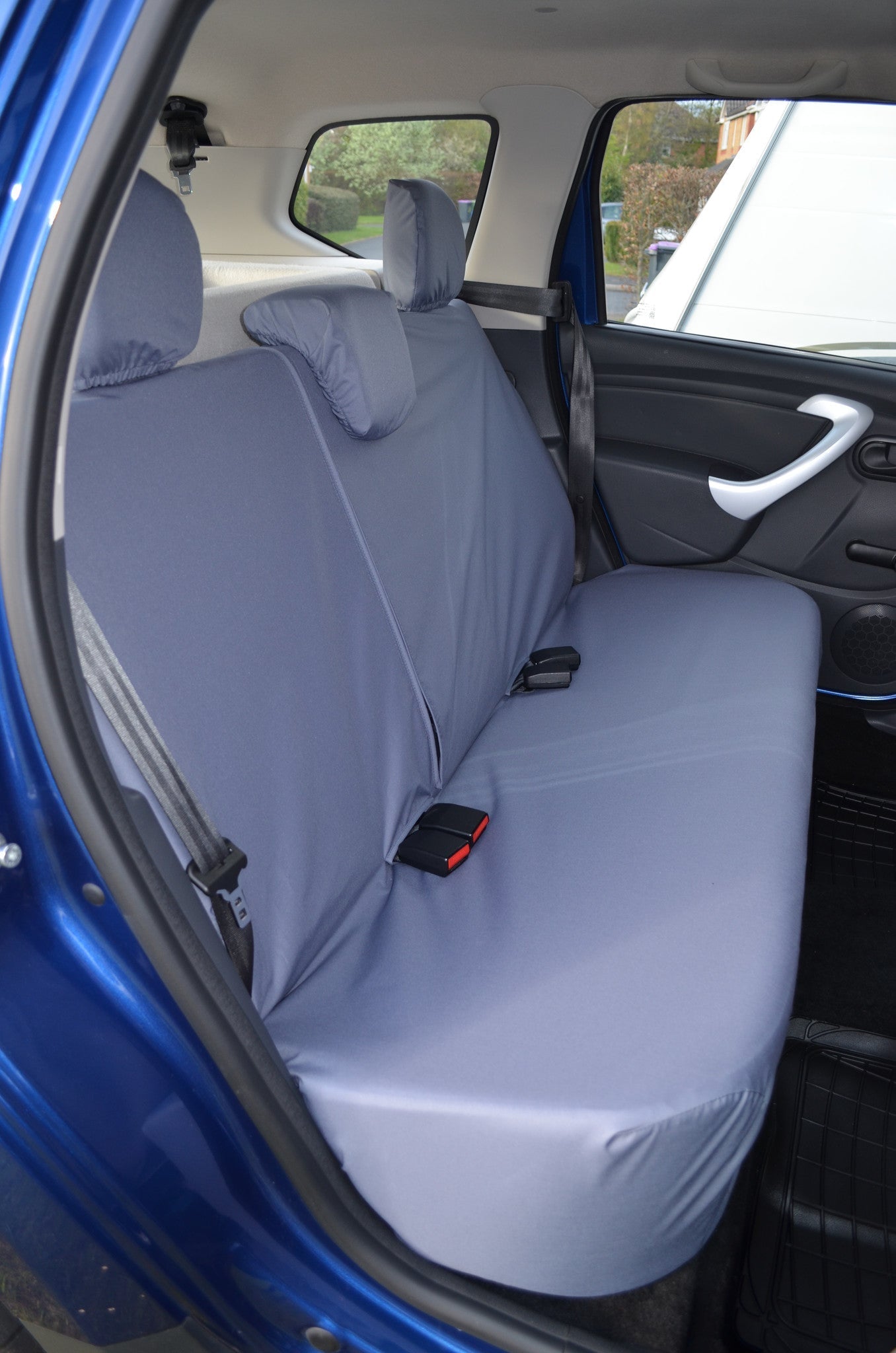 Dacia Duster 2013 - 2018 Tailored Seat Covers Grey / Rear Seat Covers Seat Covers 4 Vans Ltd