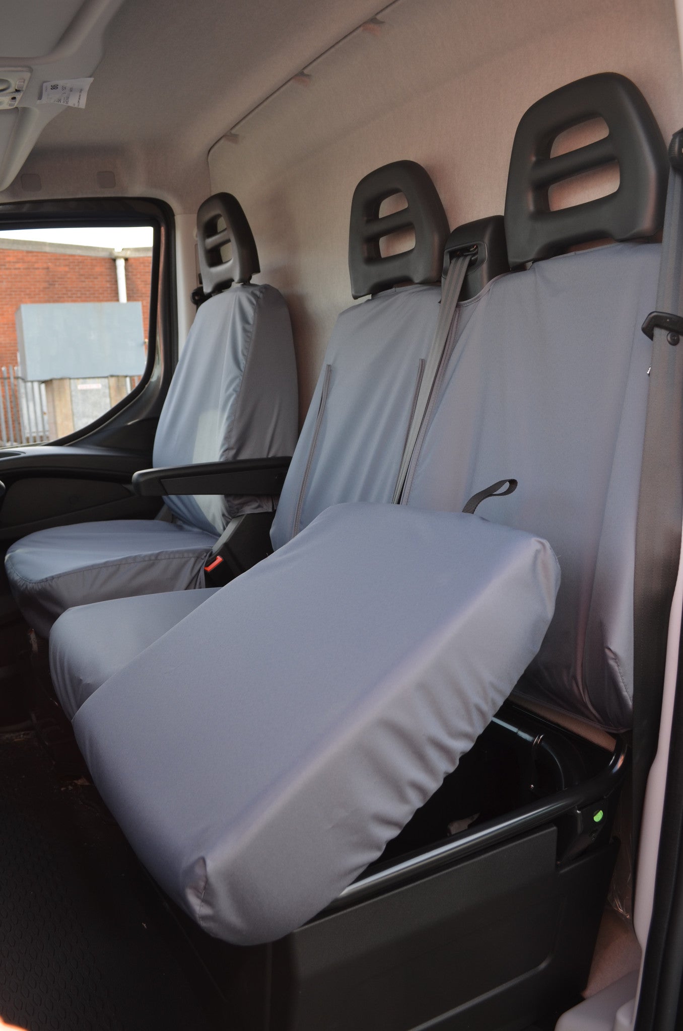 Iveco Daily Van 2014 Onwards Tailored Front Seat Covers  Seat Covers 4 Vans Ltd