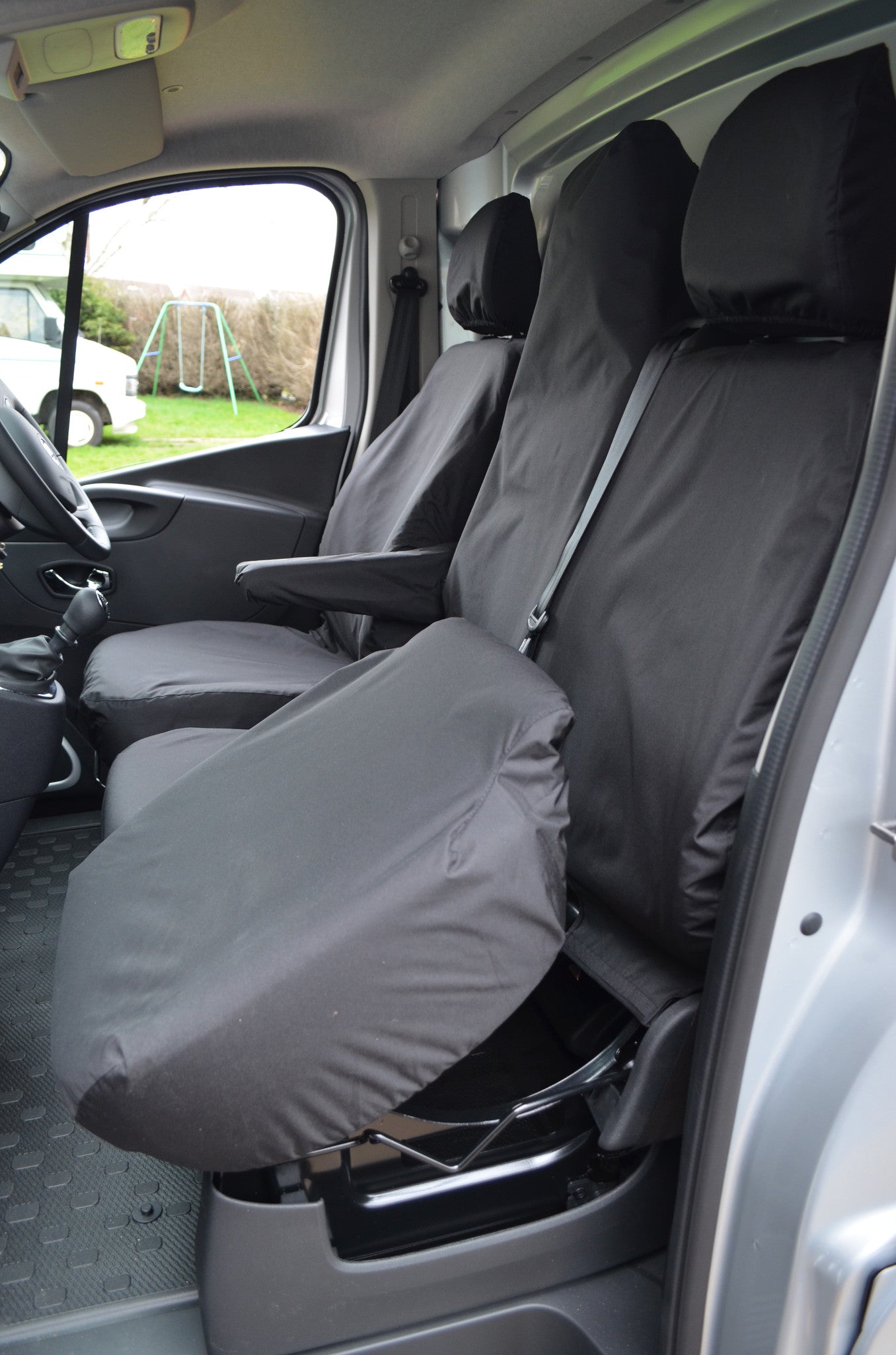 Renault Trafic Van 2014 Onwards Tailored Front Seat Covers  Seat Covers 4 Vans Ltd