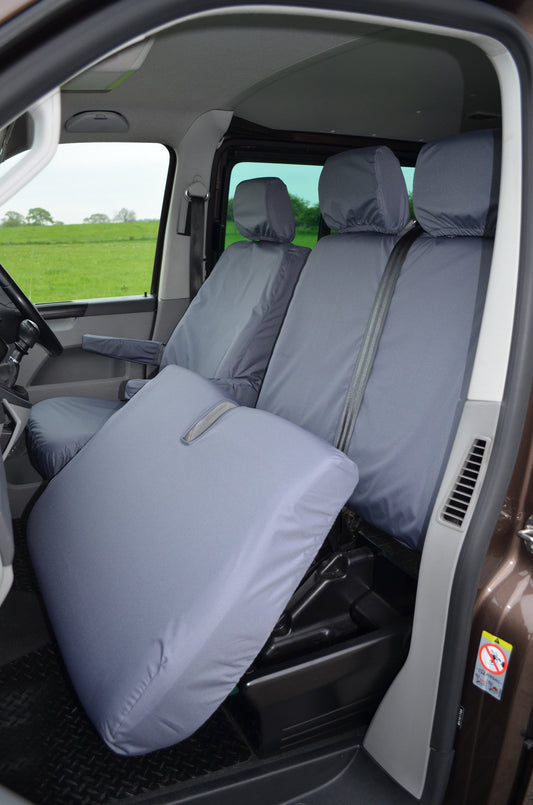 VW Volkswagen Transporter T5 2003-2009 Front Seat Covers  Seat Covers 4 Vans Ltd