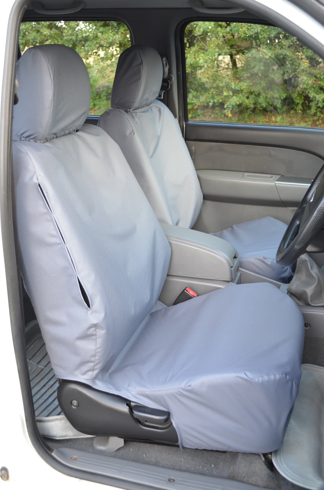 Ford Ranger 2006 to 2012 Seat Covers Front Pair Seat Covers / Grey Seat Covers 4 Vans Ltd