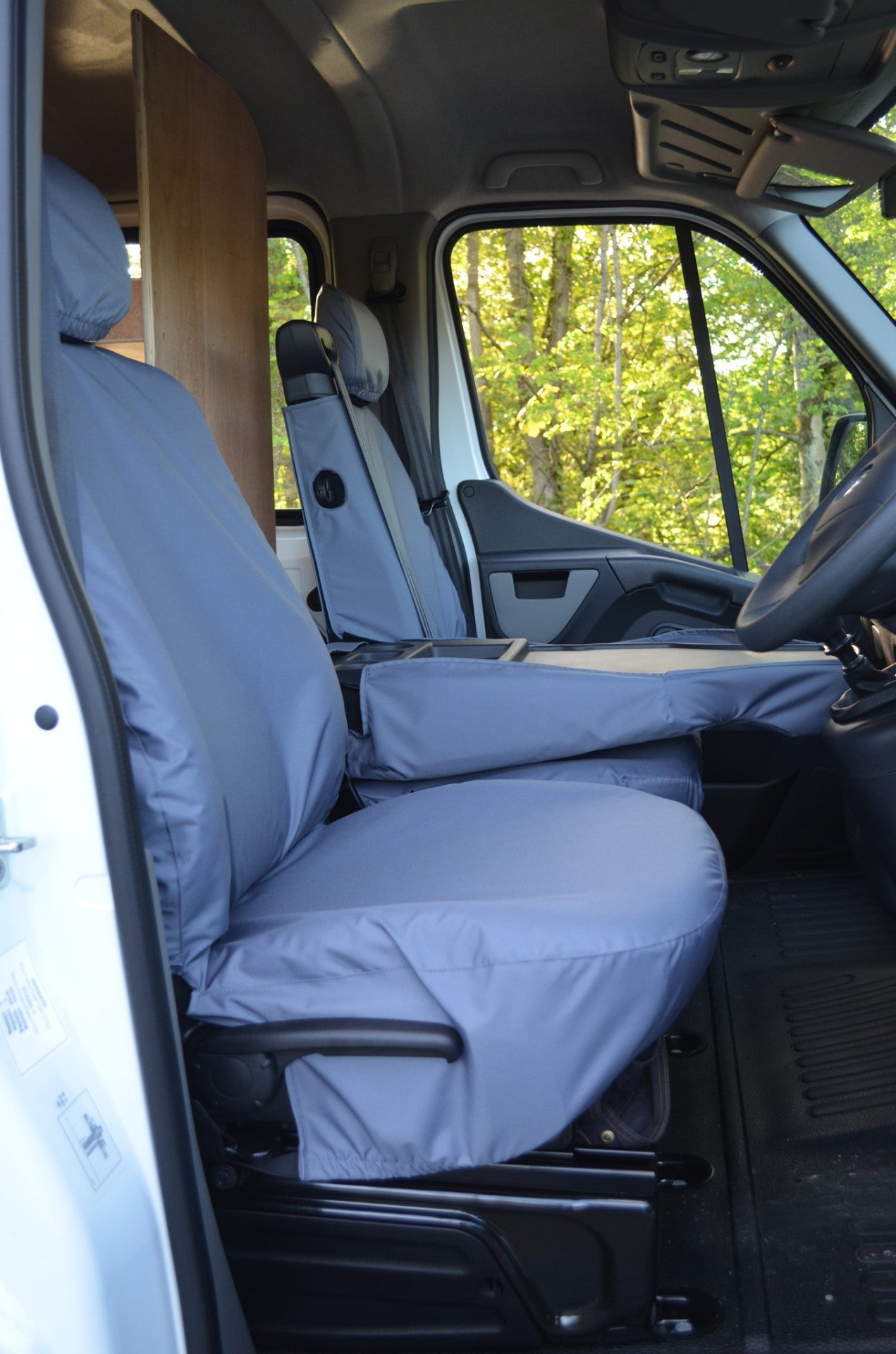 Renault Master Van 2010 Onwards Tailored Front Seat Covers  Seat Covers 4 Vans Ltd