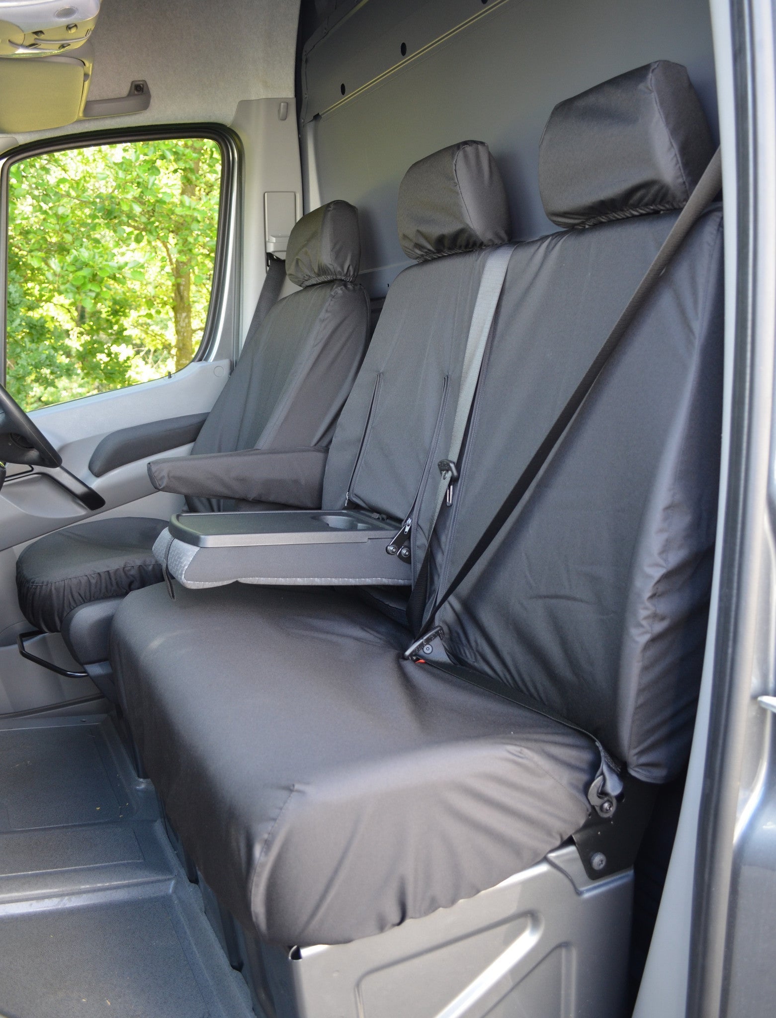 VW Crafter 2010 - 2017 Van Tailored &amp; Waterproof Seat Covers  Seat Covers 4 Vans Ltd