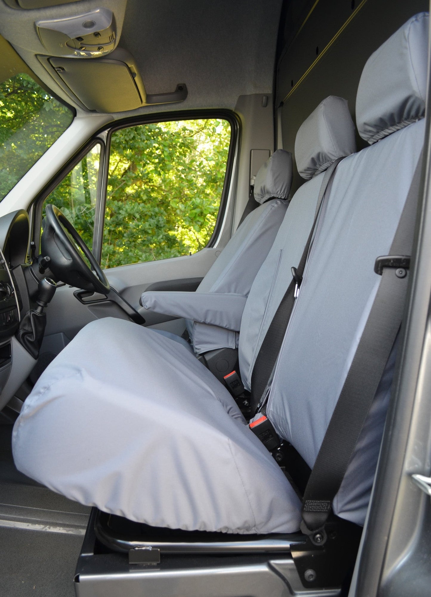 Mercedes Sprinter 2010 - 2018 Van Tailored &amp; Waterproof Seat Covers  Seat Covers 4 Vans Ltd