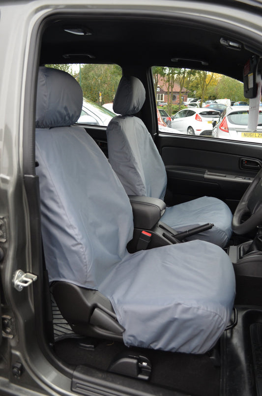 Great Wall Steed 2012 Onwards Seat Covers Front Pair Seat Covers / Grey Seat Covers 4 Vans Ltd