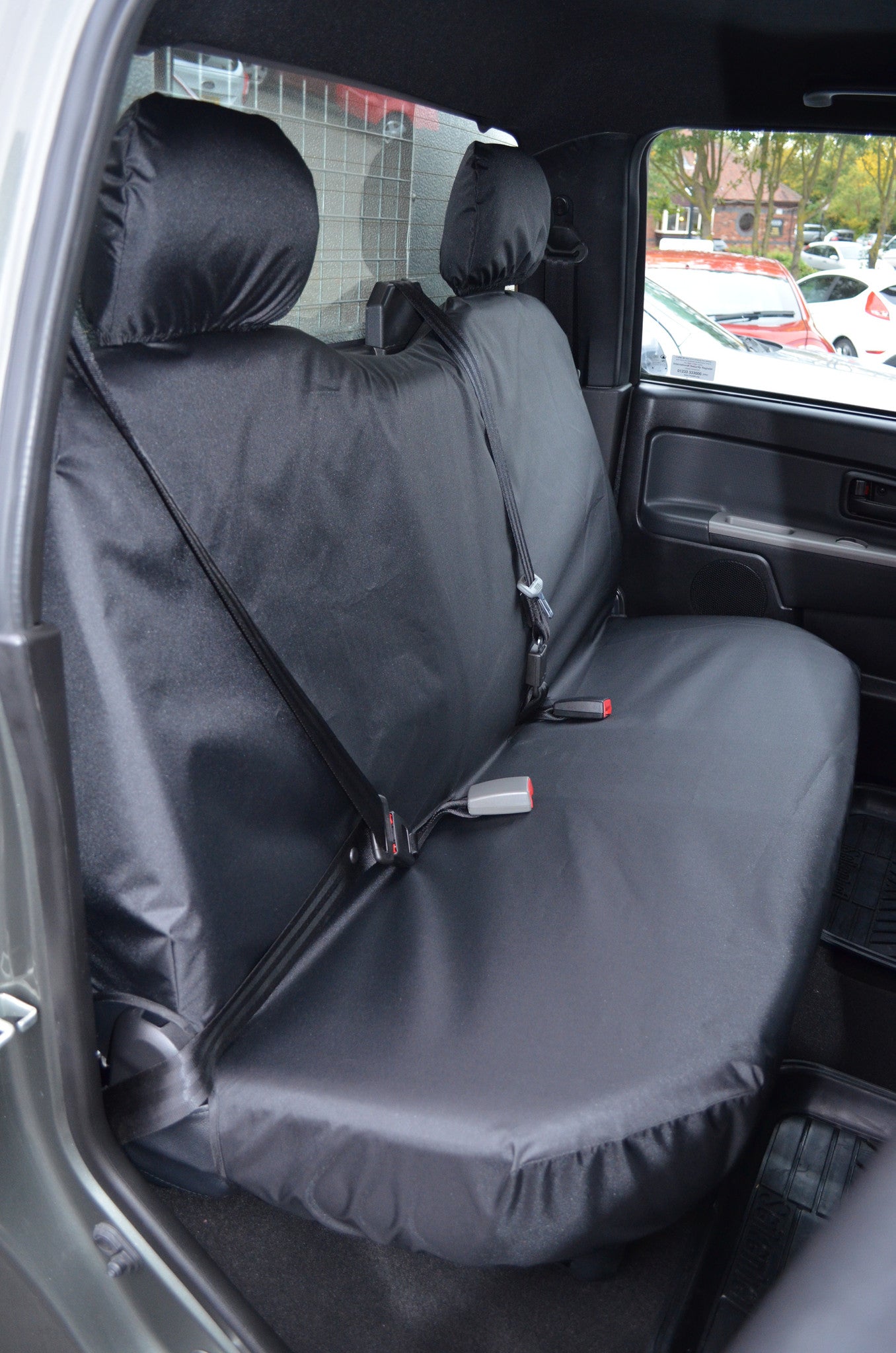 Great Wall Steed 2012 Onwards Seat Covers Rear Seat Cover / Black Seat Covers 4 Vans Ltd