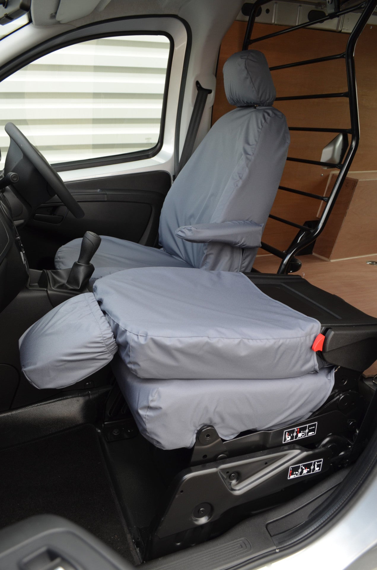 Fiat Fiorino Van 2008 Onwards Front Pair of Seat Covers  Seat Covers 4 Vans Ltd