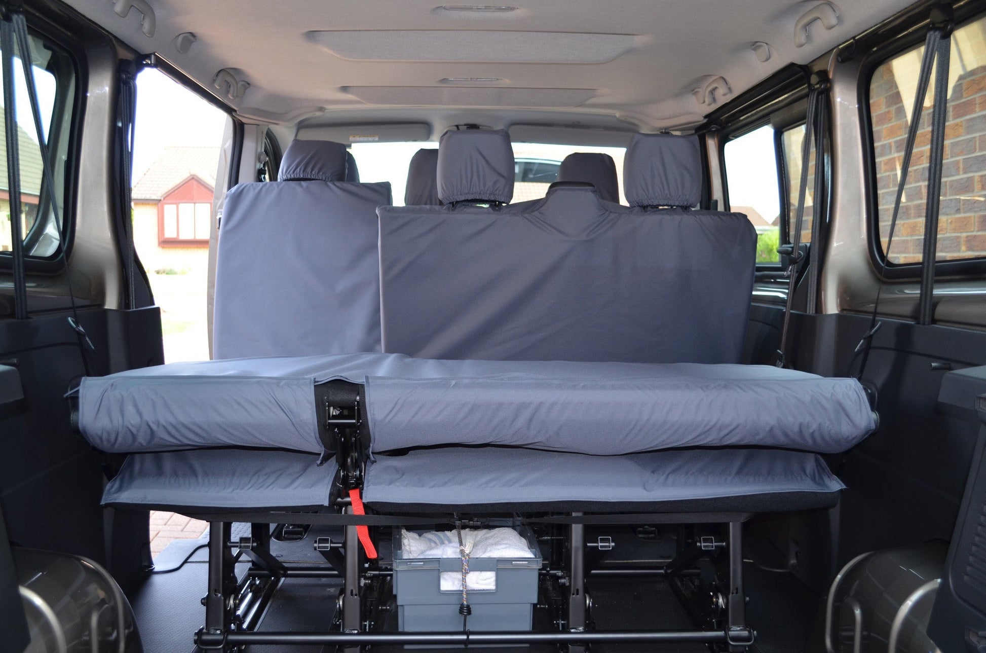 Vauxhall Vivaro Combi 2014 - 2019 9-Seater Minibus Seat Covers  Seat Covers 4 Vans Ltd