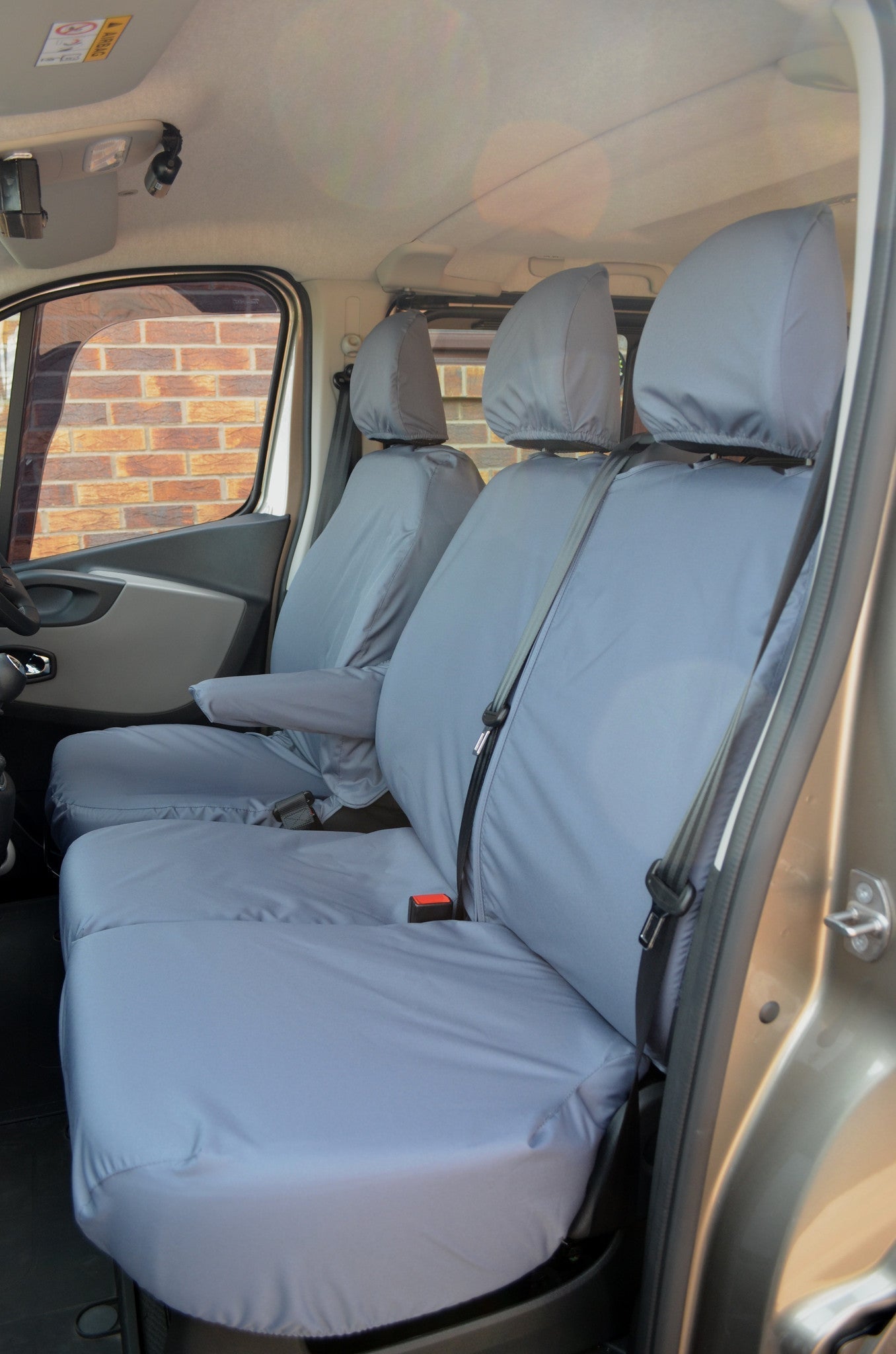 Renault Trafic Passenger 2014 Onwards 9-Seater Minibus Seat Covers  Seat Covers 4 Vans Ltd