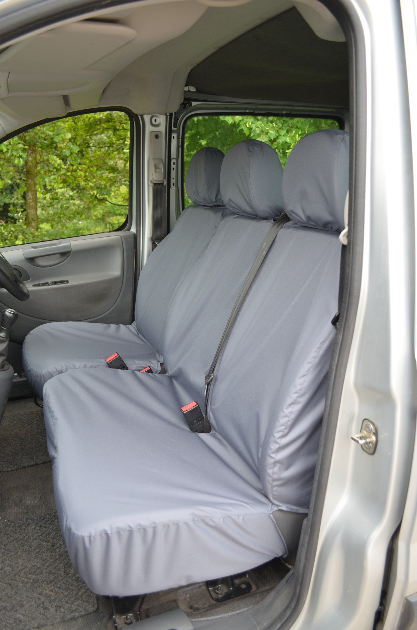 Toyota Proace 2013 - 2016 Tailored Front Seat Covers Grey Seat Covers 4 Vans Ltd