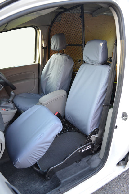 Mercedes Citan Van 2013 Onwards Seat Covers Driver's Seat and Folding Passenger Seat / Grey Seat Covers 4 Vans Ltd