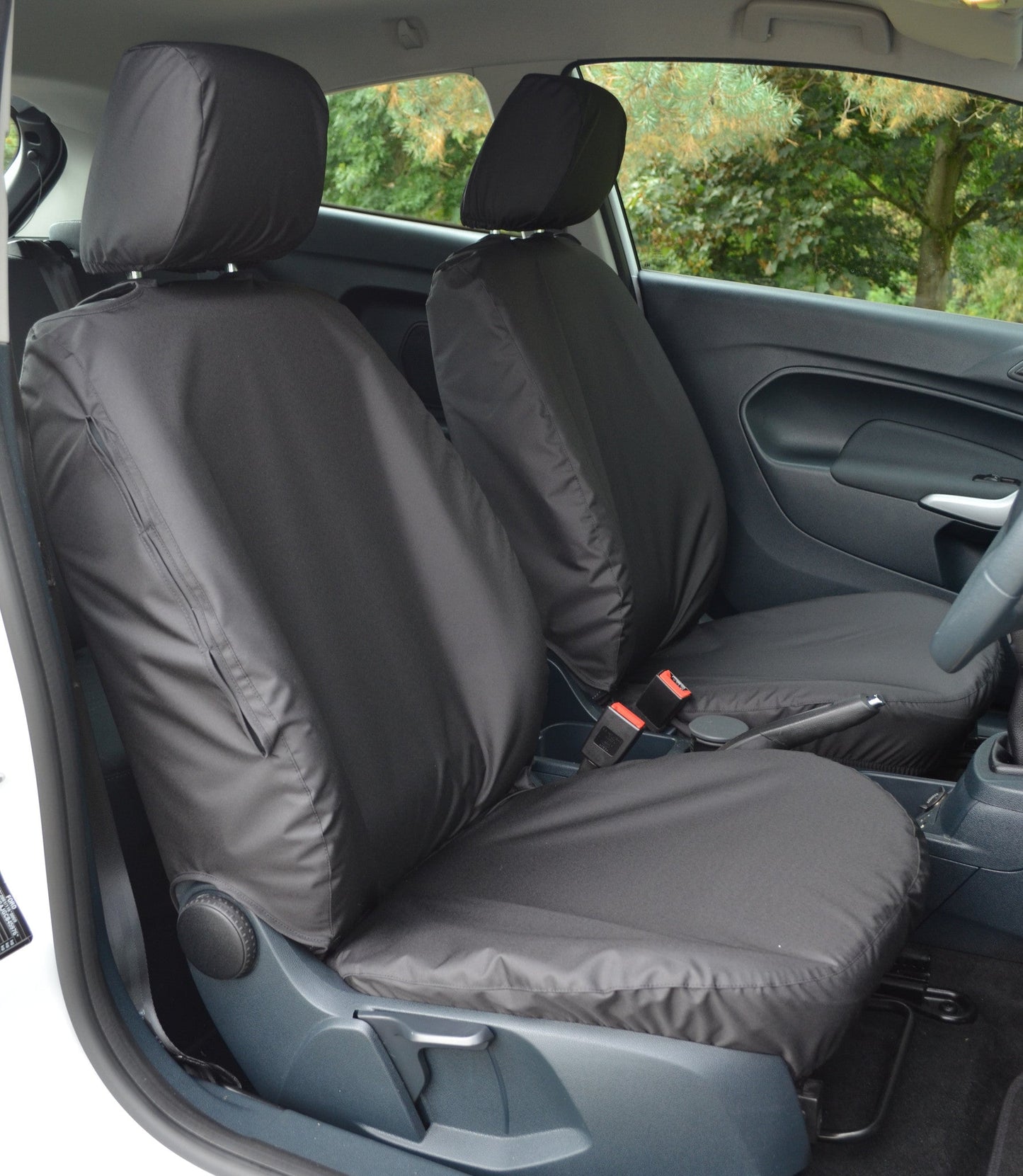 Ford Fiesta Van 2008 - 2018 Tailored Seat Covers Black Seat Covers 4 Vans Ltd