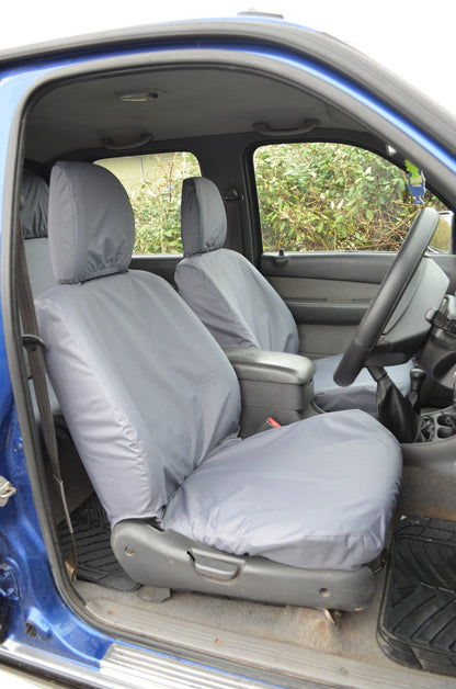 Ford Ranger 1999 to 2006 Seat Covers Front Pair Seat Covers / Grey Seat Covers 4 Vans Ltd