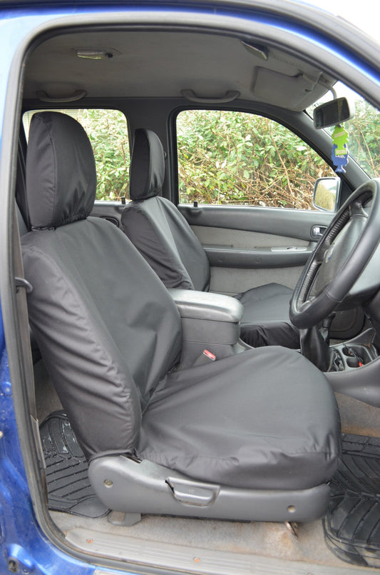 Ford Ranger 1999 to 2006 Seat Covers Front Pair Seat Covers / Black Seat Covers 4 Vans Ltd