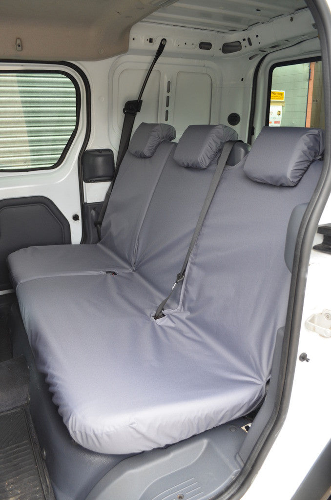 Ford Transit Connect 2002 - 2014 Rear Seat Covers Grey Seat Covers 4 Vans Ltd