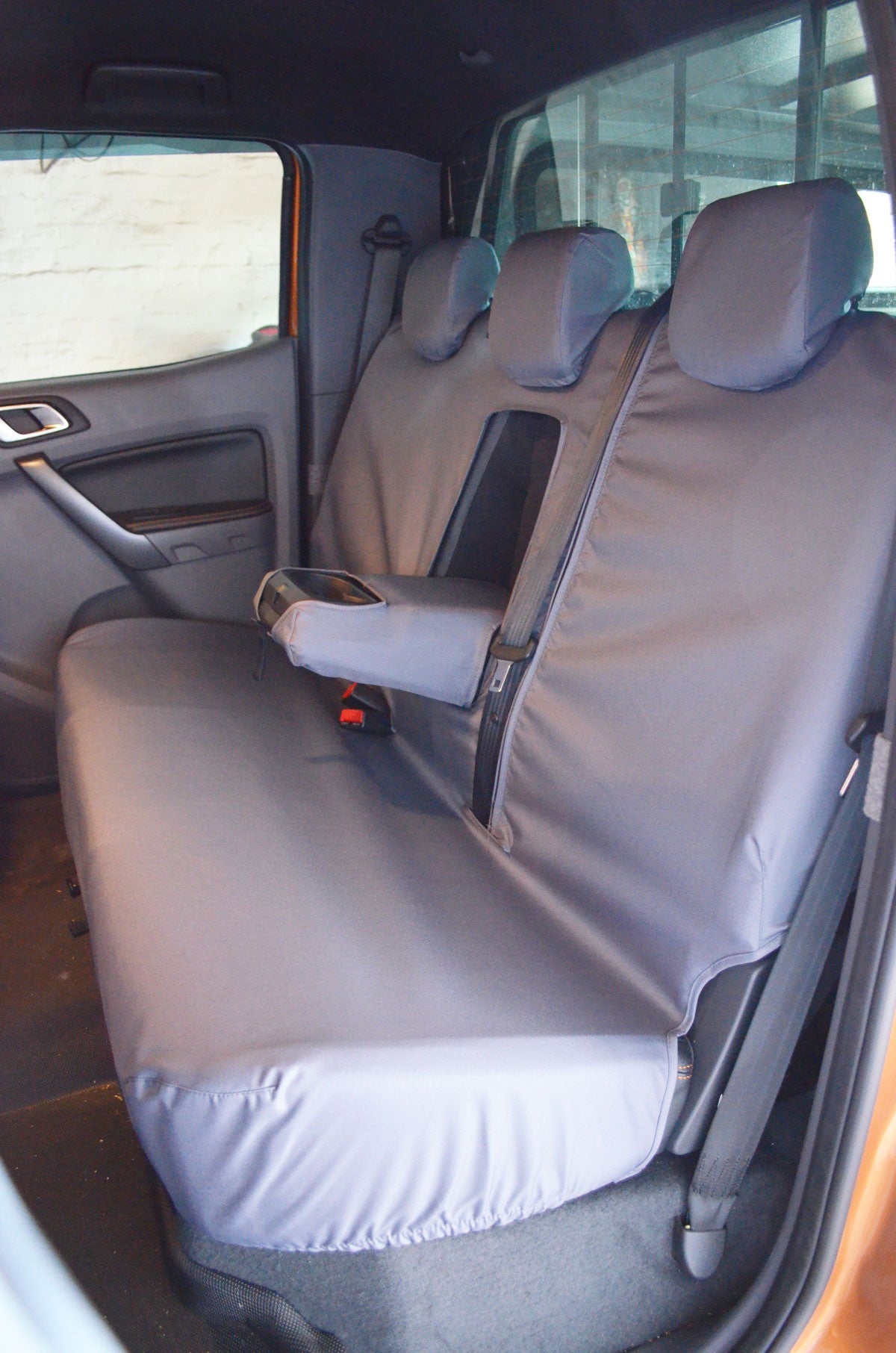 Ford Ranger Wildtrack 2016 Onwards Seat Covers Rear Seat Cover / Grey Seat Covers 4 Vans Ltd