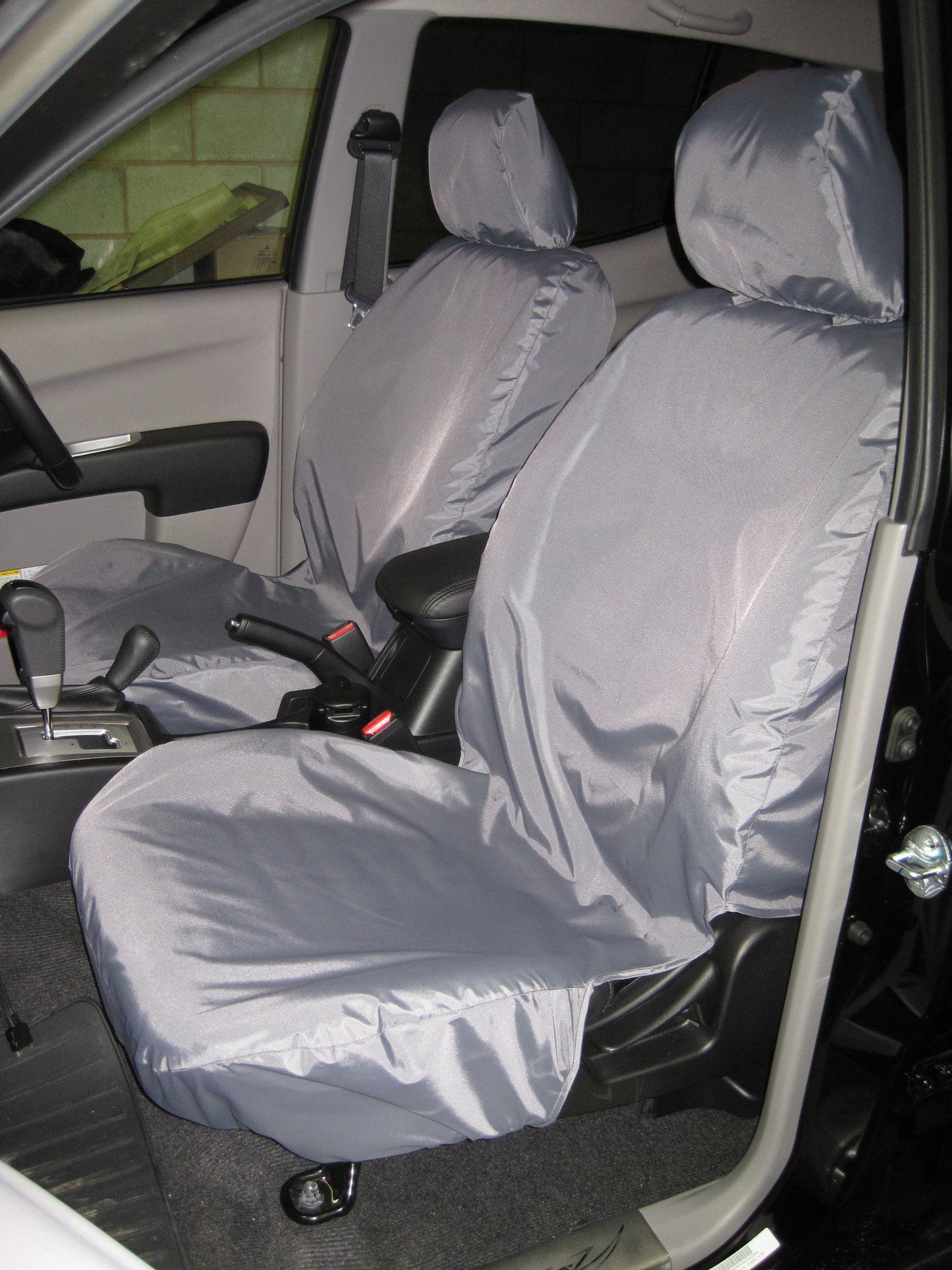 Mitsubishi L200 Double Cab (2006 to 2015) Tailored Seat Covers Front Seats / Grey Seat Covers 4 Vans Ltd