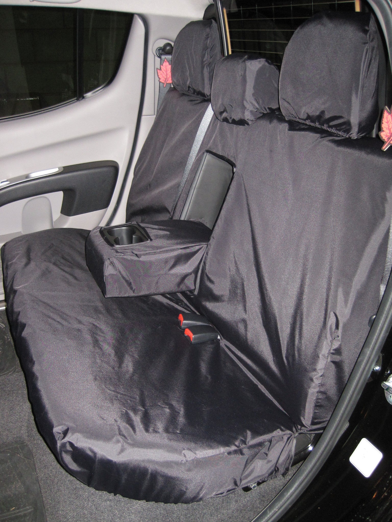 Mitsubishi L200 Double Cab (2006 to 2015) Tailored Seat Covers Rear Seat / Black Seat Covers 4 Vans Ltd