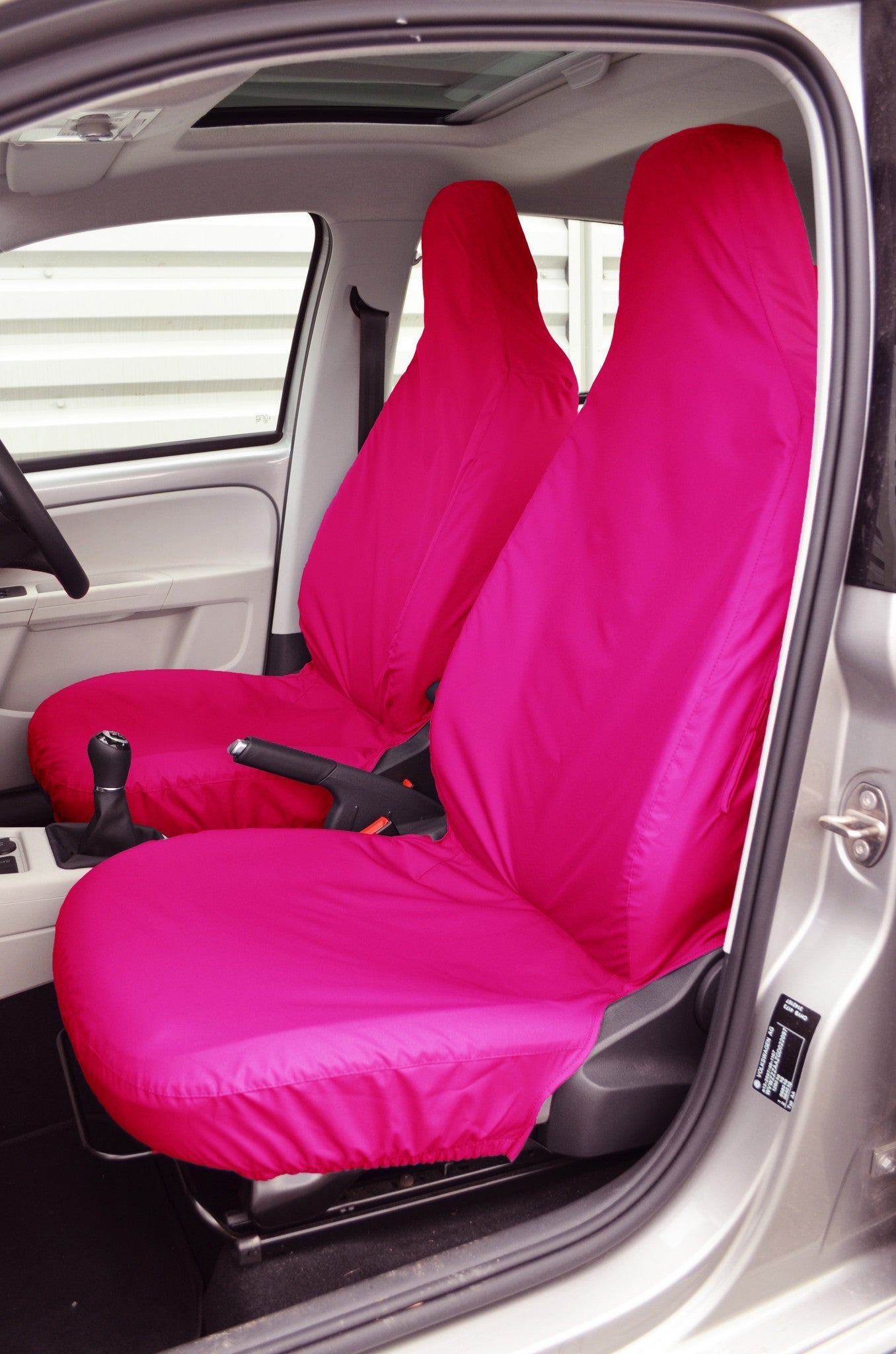 SEAT Mii 2012 Onwards Tailored Front Seat Covers Pink Seat Covers 4 Vans Ltd