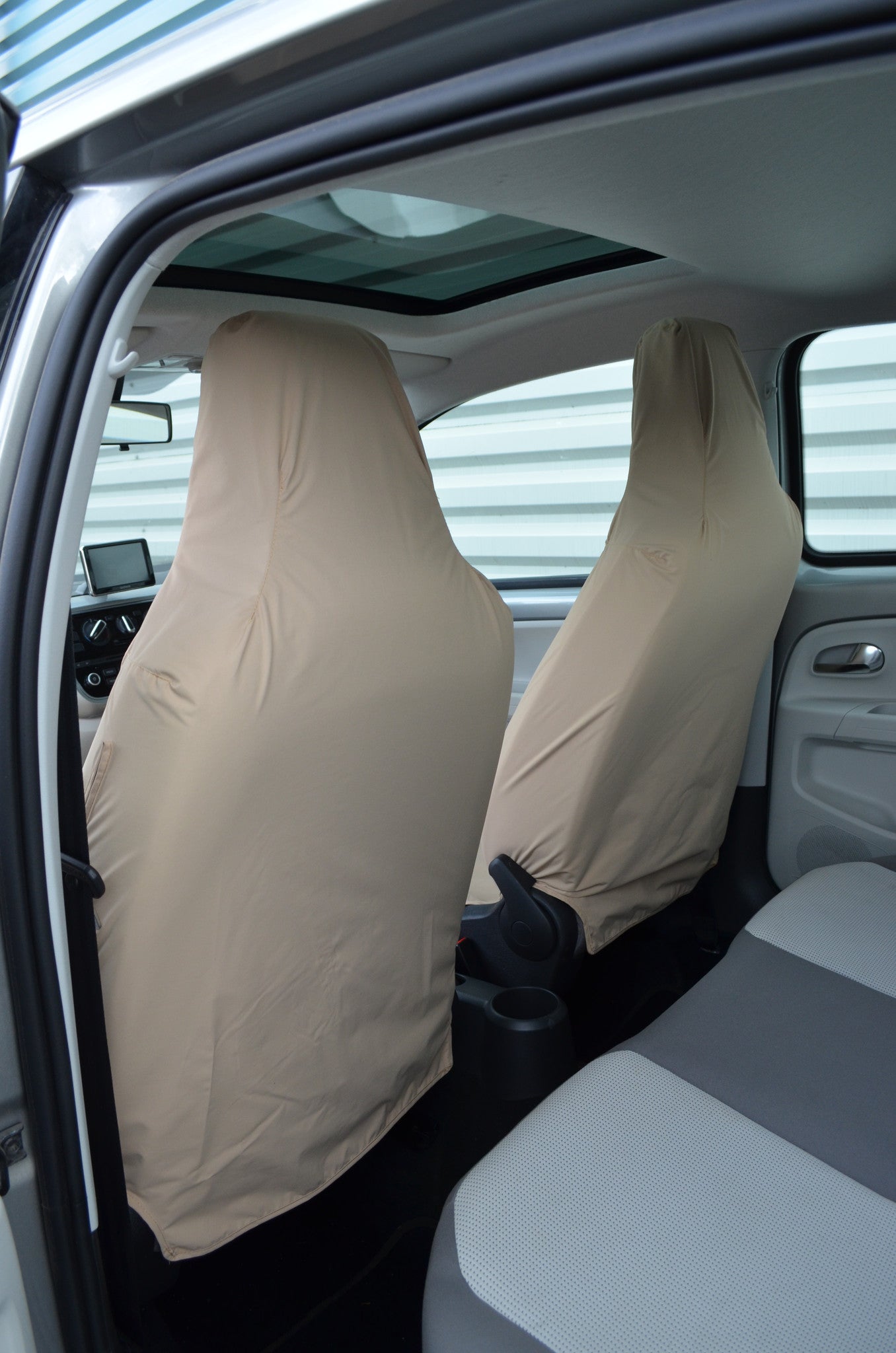 VW UP! 2012 Onwards Tailored Front Seat Covers  Seat Covers 4 Vans Ltd