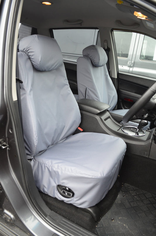 SsangYong Korando Sports/Musso 2012 Onwards Tailored Seat Covers Front / Grey Seat Covers 4 Vans Ltd