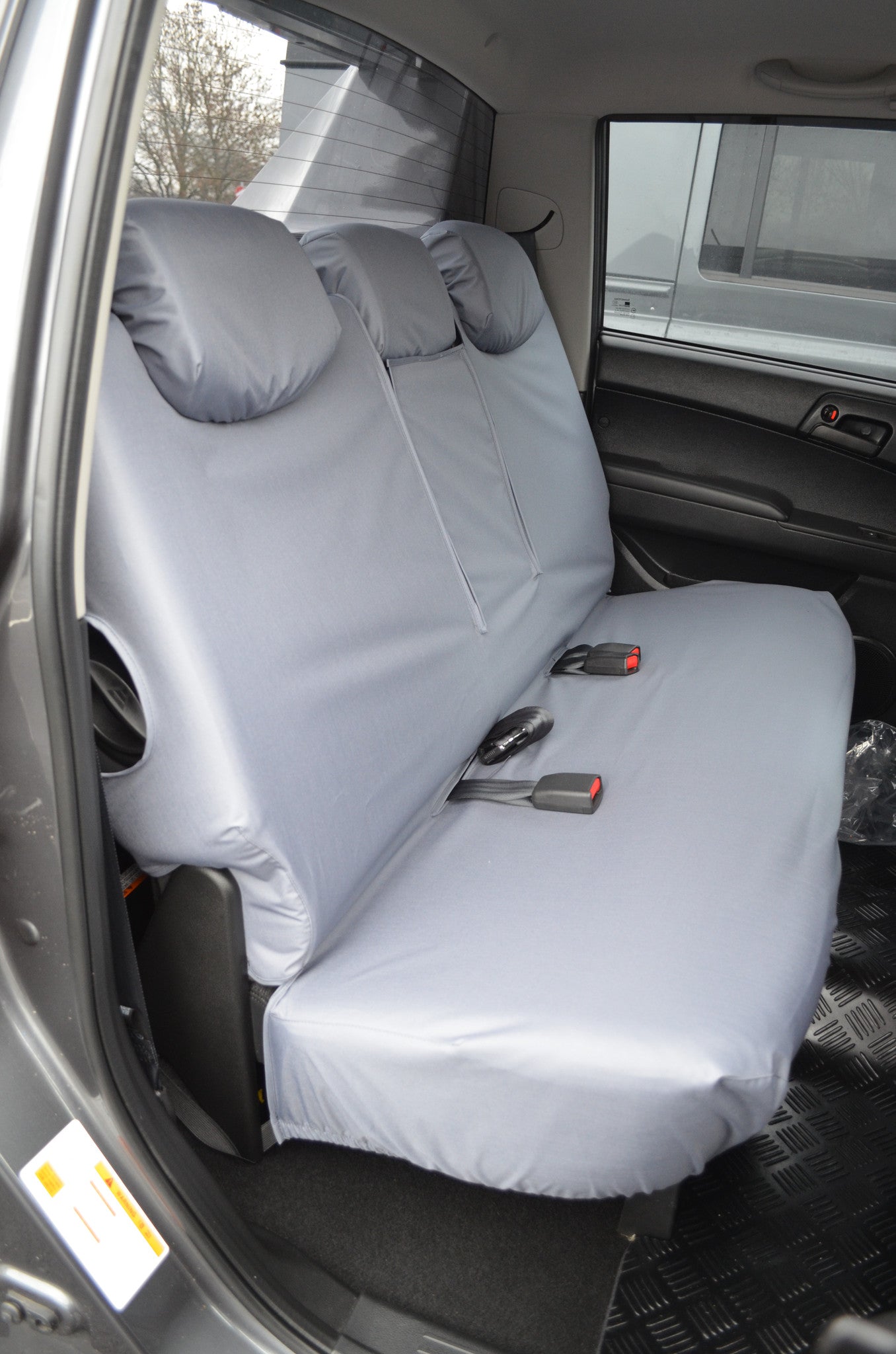 SsangYong Korando Sports/Musso 2012 Onwards Tailored Seat Covers Rear / Grey Seat Covers 4 Vans Ltd