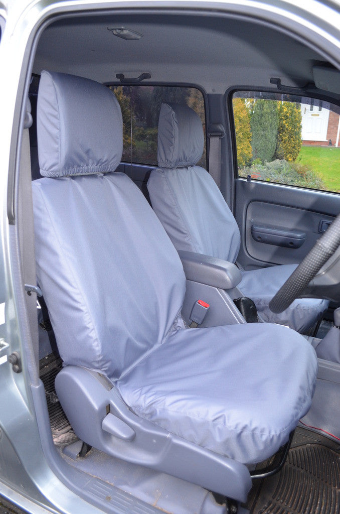 Toyota Hilux 2002 - 2005 Seat Covers Front Seat Covers / Grey Seat Covers 4 Vans Ltd