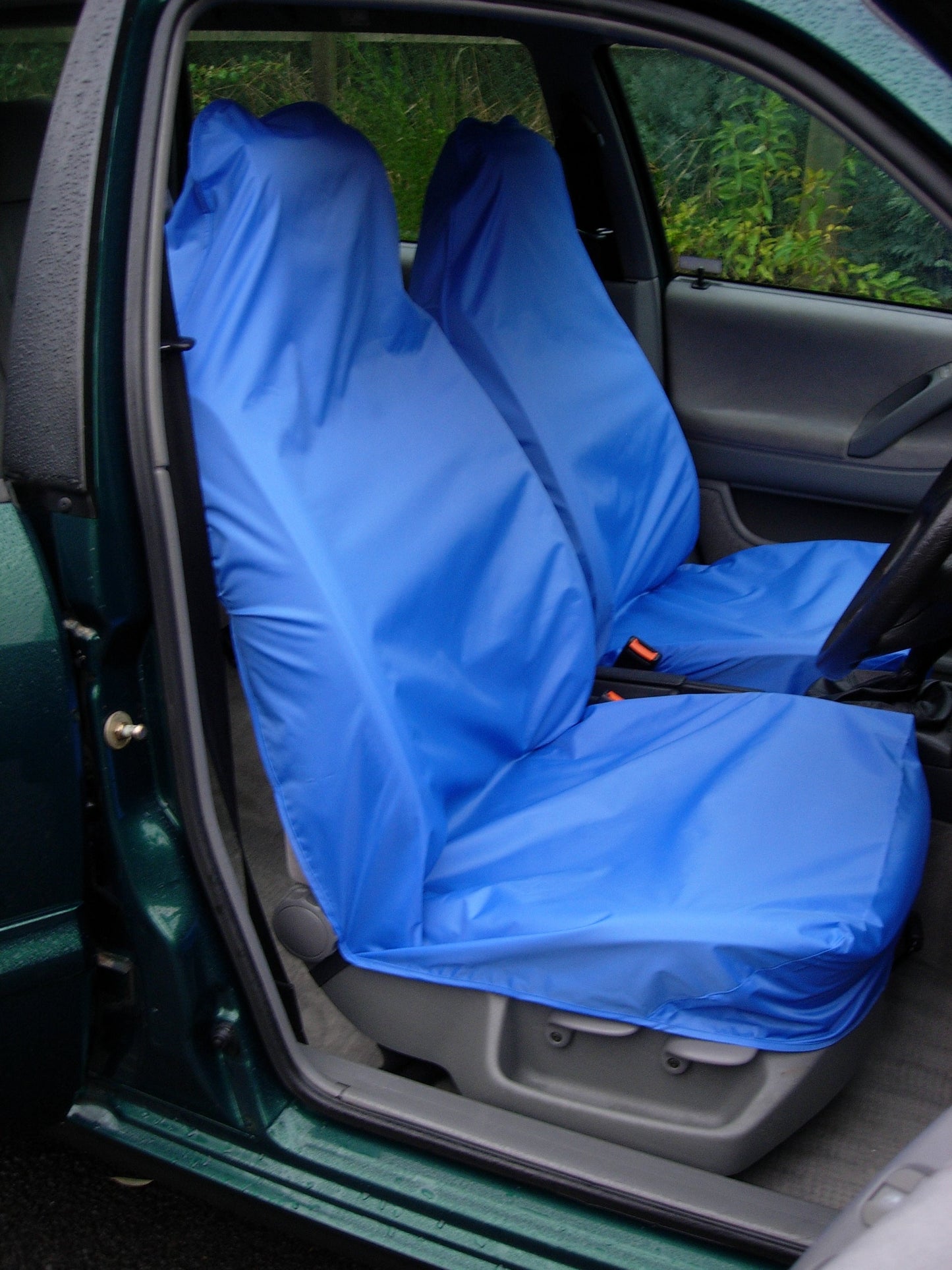 Universal Car &amp; Van Seat Cover Blue / Front Pair Seat Covers 4 Vans Ltd