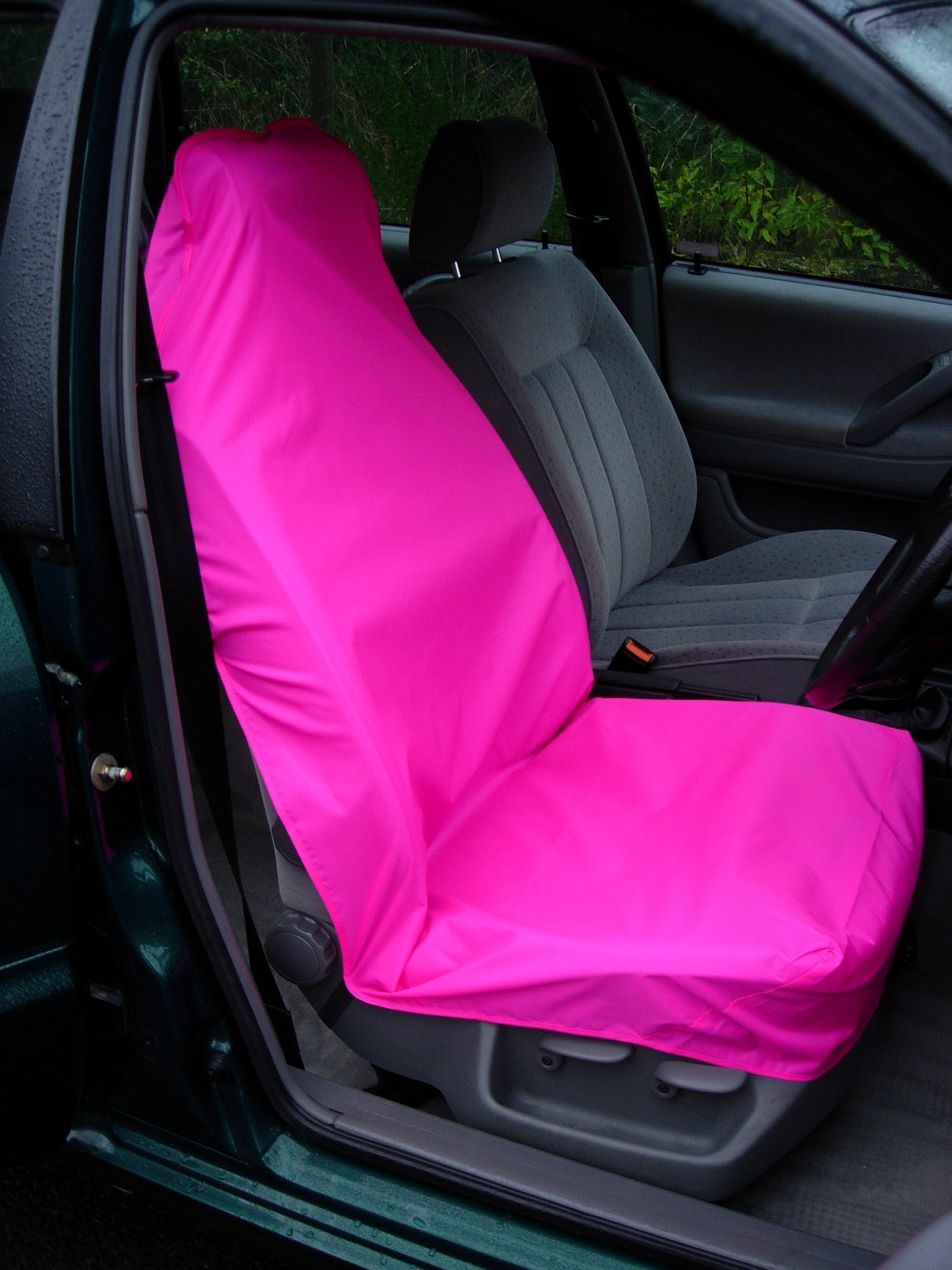 Universal Car &amp; Van Seat Cover Pink / Single Seat Covers 4 Vans Ltd