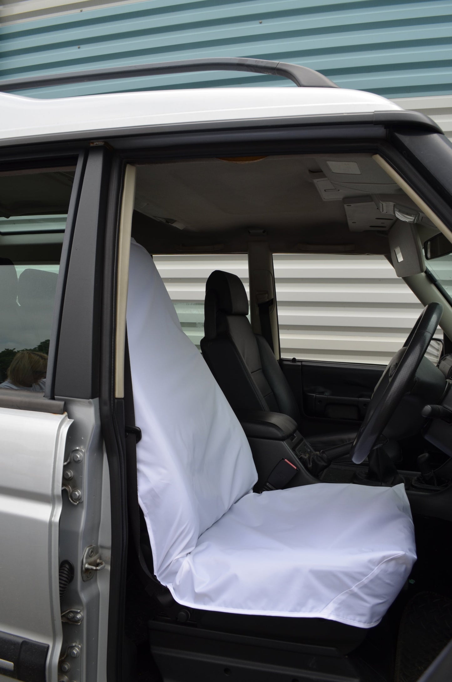 Universal Car &amp; Van Seat Cover White / Single Seat Covers 4 Vans Ltd